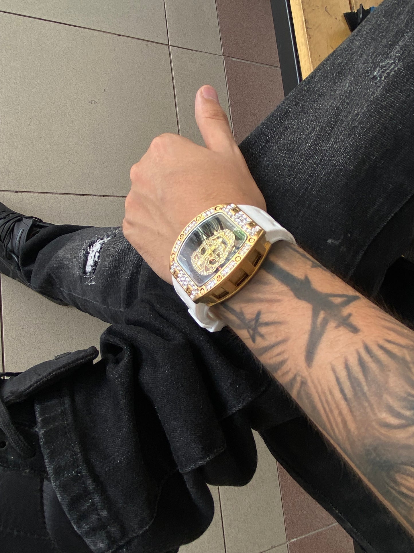 Rchrd Mille Calavera Diamond White