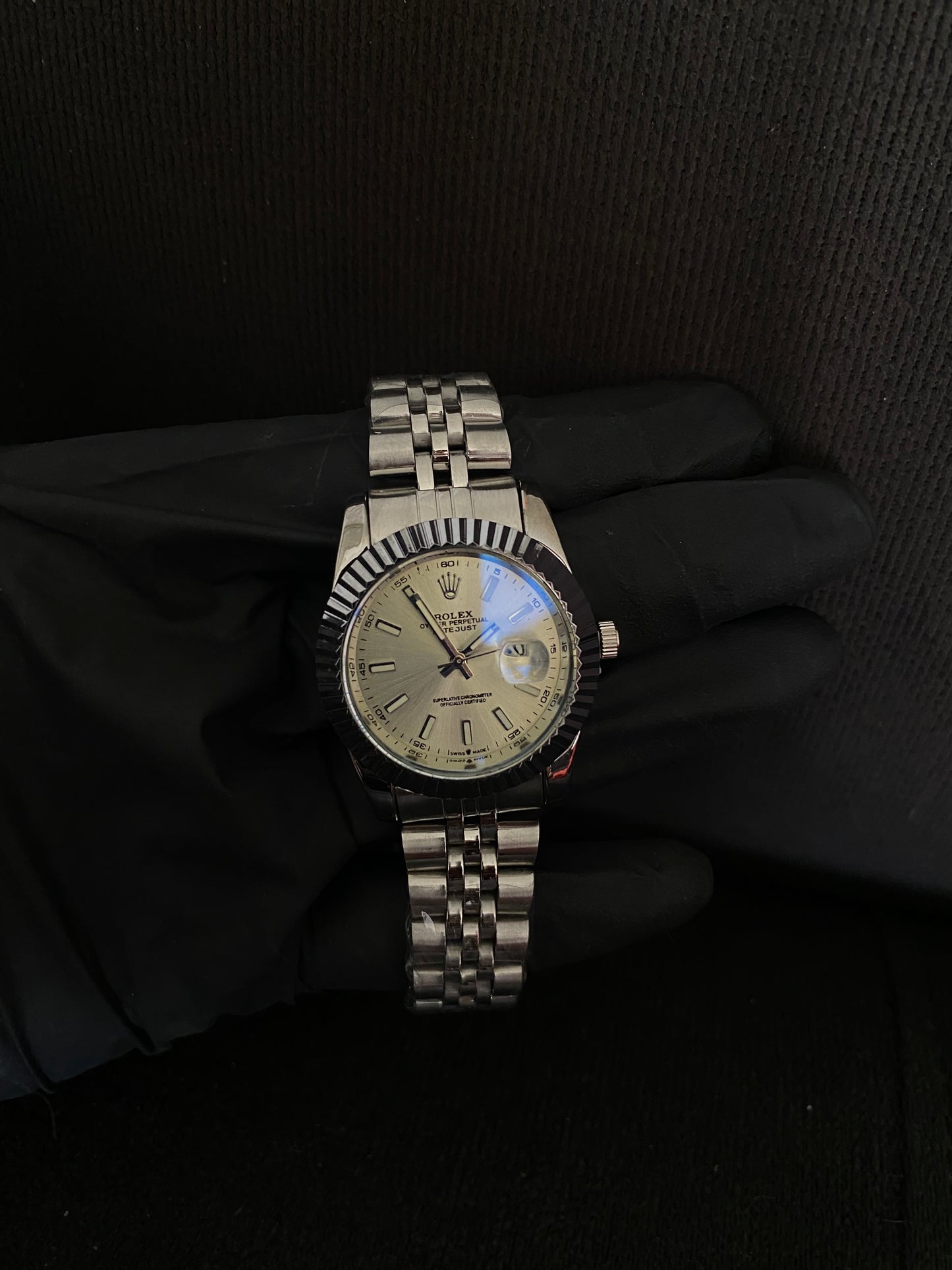 Rlx Datejust Mujer Plata Deluxe