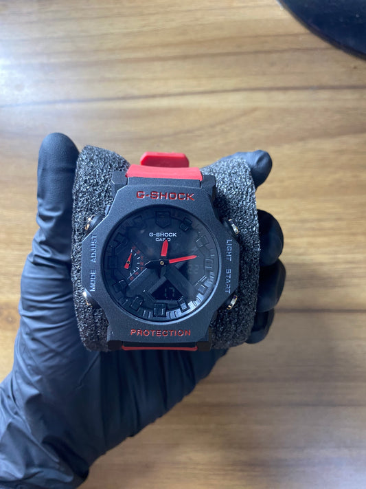 G-Shock Premium Silicona Rojo
