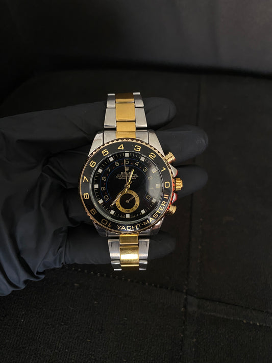 Rlx Perpetual Bicolor Dorado Tablero Negro